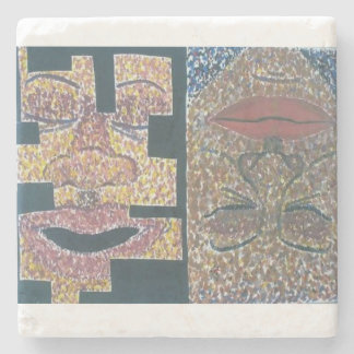 Dessous-de-verre En Pierre Dessous de verre de Tableau de "noirceur" -