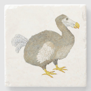 Dessous-de-verre En Pierre dessous de verre d'oiseau de dronte