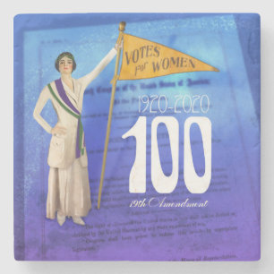 Dessous-de-verre En Pierre Dessous de verre du centenaire du suffrage fémini