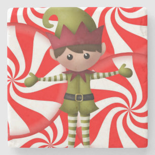 Dessous-de-verre En Pierre Dessous de verre Elf Marble Pierre Noël