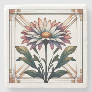 Dessous-de-verre En Pierre Dessous de verre en pierre Art déco Daisy