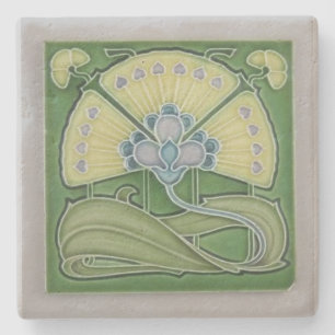 Dessous-de-verre En Pierre Dessous de verre en pierre - Art Nouveau antique