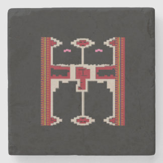 Dessous-de-verre En Pierre Dessous de verre en pierre avec motif de Bornéo