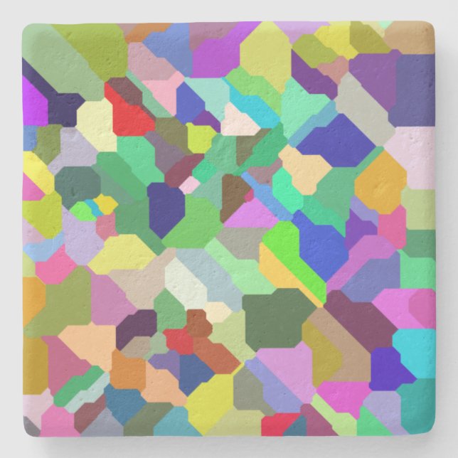 Dessous-de-verre En Pierre Dessous de verre en pierre carrelée (Devant)