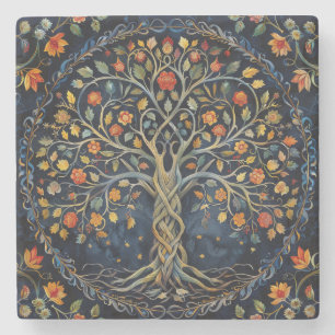 Dessous-de-verre En Pierre Dessous de verre en pierre celtique de l'arbre de 