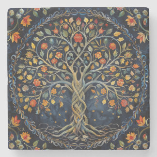 Dessous-de-verre En Pierre Dessous de verre en pierre celtique de l'arbre de 