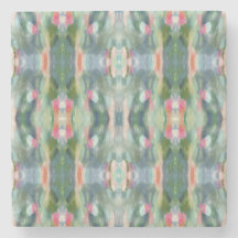 Dessous de verre en pierre d'art Abstrait