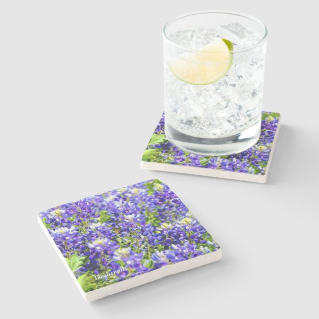 Dessous-de-verre En Pierre Dessous de verre en pierre de Bluebonnet (Côté)