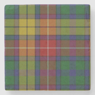 Dessous-de-verre En Pierre Dessous de verre en pierre de Buchanan Clan Tartan