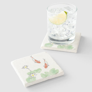 Dessous-de-verre En Pierre Dessous de verre en pierre de Koi Pond