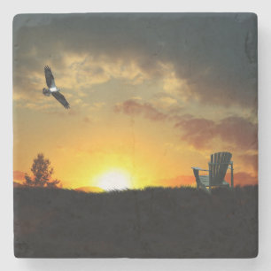 Dessous-de-verre En Pierre Dessous de verre en pierre de la prairie brassée d