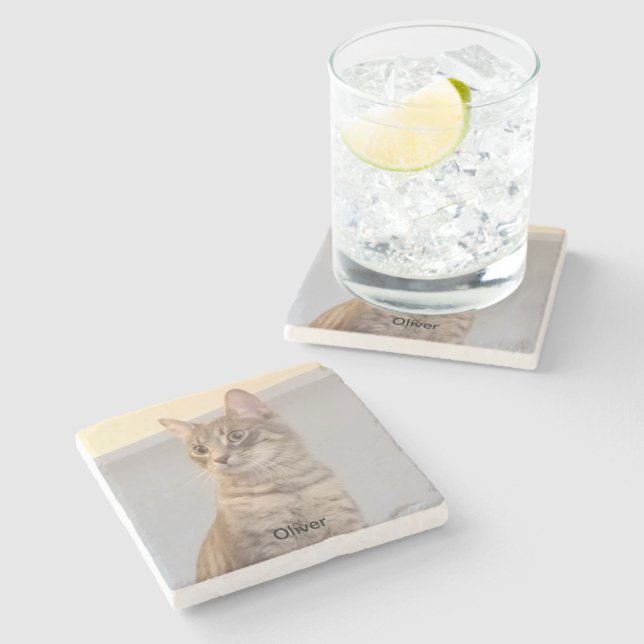 Dessous-de-verre En Pierre Dessous de verre en pierre de l'ornement photo per (Côté)