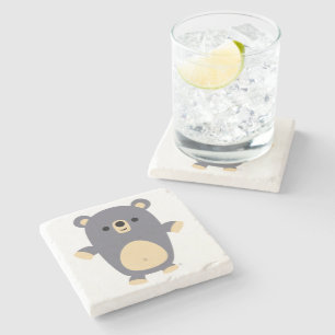 Dessous-de-verre En Pierre Dessous de verre en pierre de l'ours de carton ble
