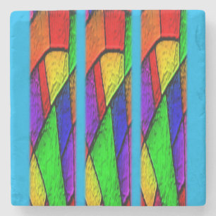 Dessous-de-verre En Pierre Dessous de verre en pierre de marbre