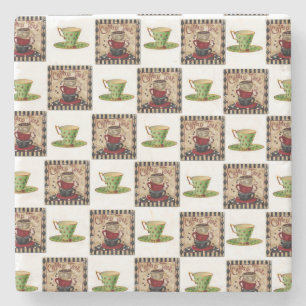 Dessous-de-verre En Pierre Dessous de verre en pierre de marbre