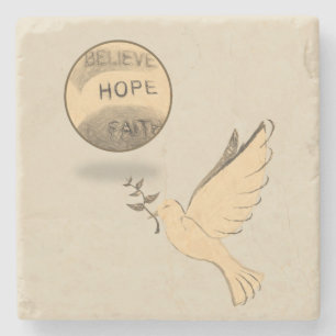 Dessous-de-verre En Pierre Dessous de verre en pierre de marbre