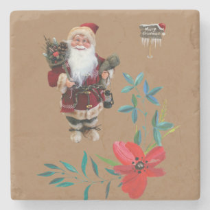 Dessous-de-verre En Pierre Dessous de verre en pierre de marbre de Noël, Père