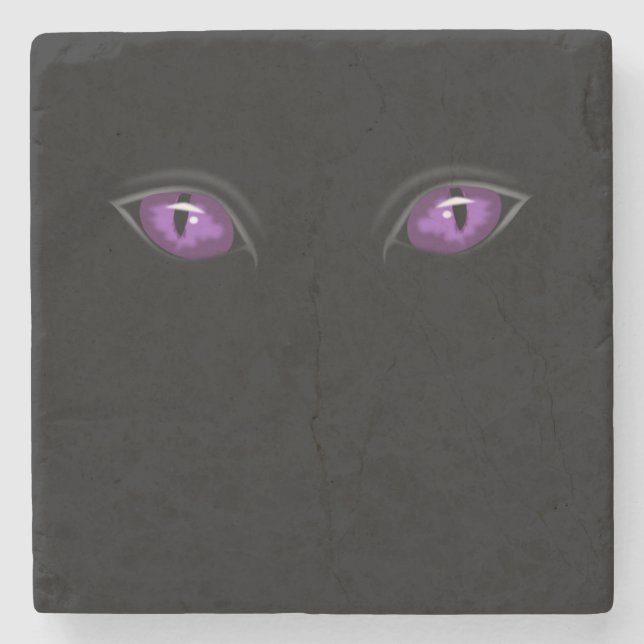 Dessous-de-verre En Pierre Dessous de verre en pierre de marbre d'Halloween (Devant)