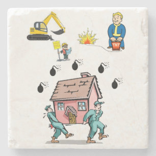 Dessous-de-verre En Pierre Dessous de verre En Pierre De Marbre En Constructi