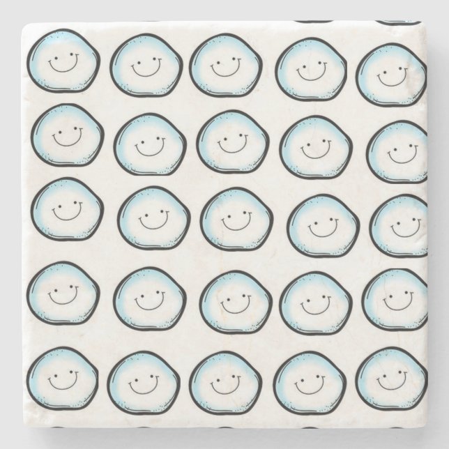 Dessous-de-verre En Pierre Dessous de verre en pierre de marbre Noël (Devant)