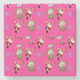 Dessous-de-verre En Pierre Dessous de verre en pierre de marbre Noël