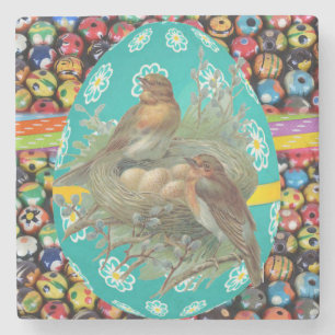 Dessous-de-verre En Pierre Dessous de verre en pierre de marbre Pâques