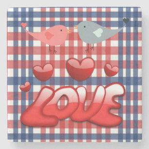 Dessous-de-verre En Pierre Dessous de verre en pierre de marbre Saint Valenti