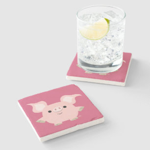 Dessous-de-verre En Pierre Dessous de verre en pierre de porc cartonné à cour
