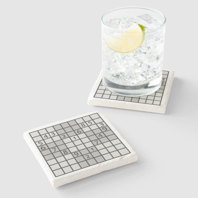 Dessous-de-verre En Pierre Dessous de verre en pierre de SUDOKU (Côté)