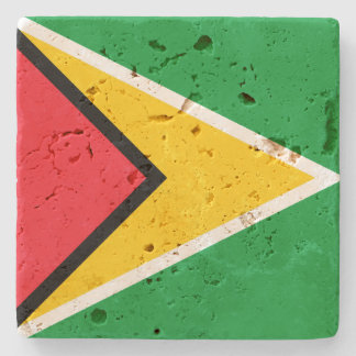 Dessous-de-verre En Pierre Dessous de verre en pierre du drapeau de Guyana