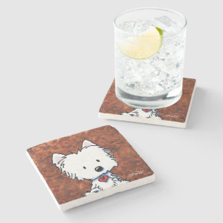 Dessous-de-verre En Pierre Dessous de verre en pierre Westie Westie Lover