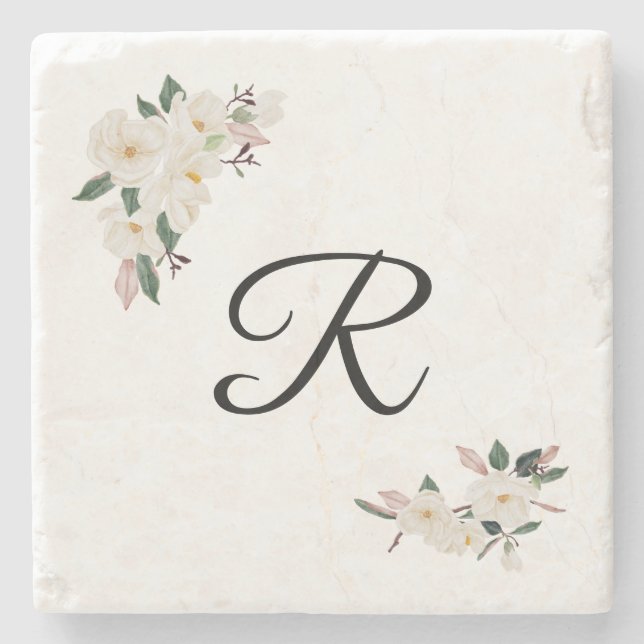 Dessous-de-verre En Pierre Dessous de verre initial de Magnolia (Devant)