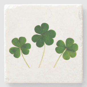 Dessous-de-verre En Pierre Dessous de verre irlandais de shamrock
