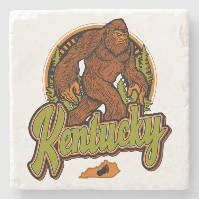 Dessous-de-verre En Pierre Dessous de verre Kentucky Bigfoot (Devant)