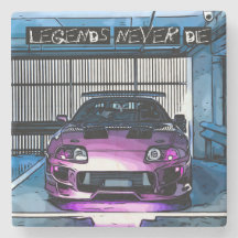 Dessous de verre "Les légendes ne meurent jamais"