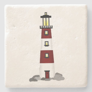 Dessous-de-verre En Pierre Dessous de verre phare