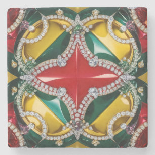 Dessous-de-verre En Pierre Dessous de verre spécial en pierre avec les couleu