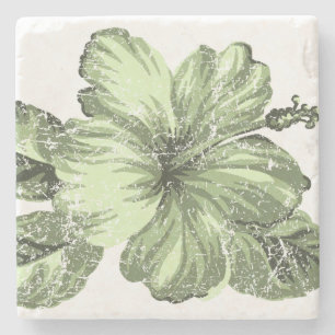 Dessous-de-verre En Pierre Dessous de verre Tiki Lanai Hawaiian Hibiscus