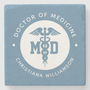Dessous-de-verre En Pierre Docteur en médecine sur mesure Docteur en médecine