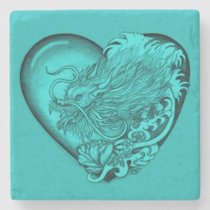Dessous-de-verre En Pierre Dragon Heart