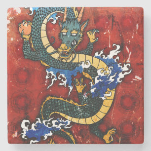 Dessous-de-verre En Pierre Dragon japonais