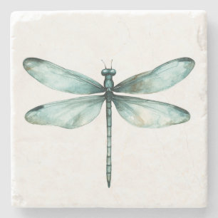 Dessous-de-verre En Pierre Dragonfly turquoise