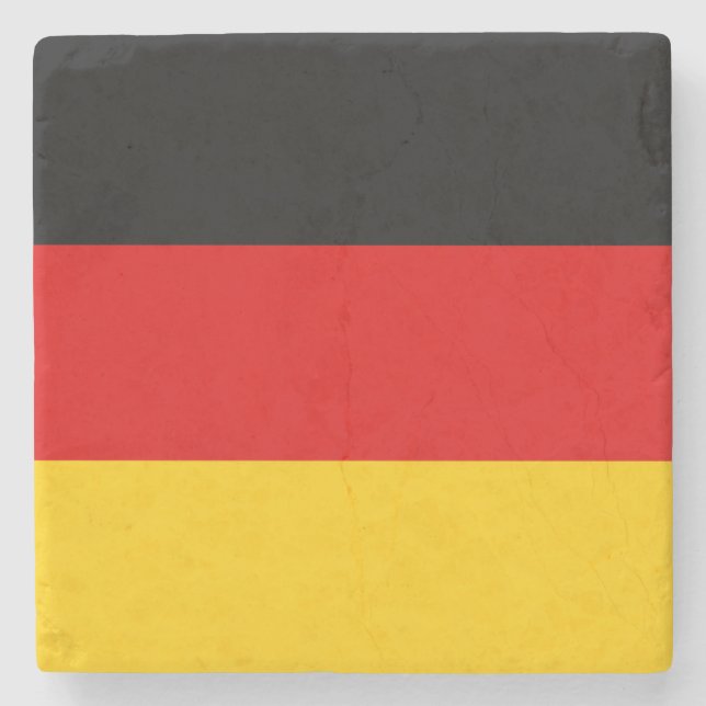 Dessous-de-verre En Pierre Drapeau allemand (Devant)