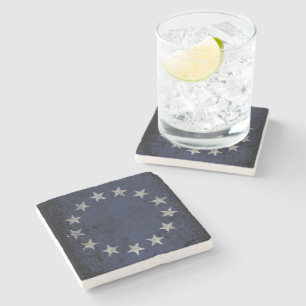 Dessous-de-verre En Pierre Drapeau américain vintage de Betsy Ross