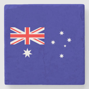 Dessous-de-verre En Pierre Drapeau australien patriotique