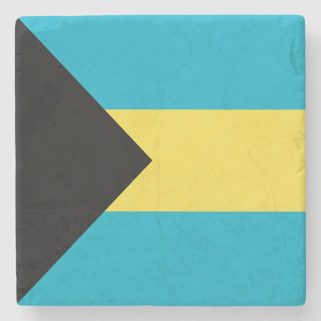 Dessous-de-verre En Pierre Drapeau bahaméen (Devant)