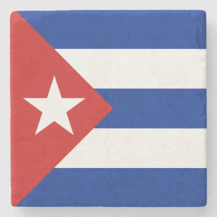 Dessous-de-verre En Pierre Drapeau de Cuba