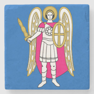 Dessous-de-verre En Pierre Drapeau de Kiev, Dessous de verre d'Ukraine