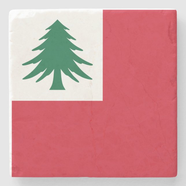 Dessous-de-verre En Pierre Drapeau de la Nouvelle-Angleterre (pin seulement)  (Devant)