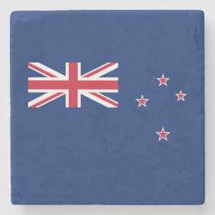 Dessous-de-verre En Pierre Drapeau de la Nouvelle-Zélande
